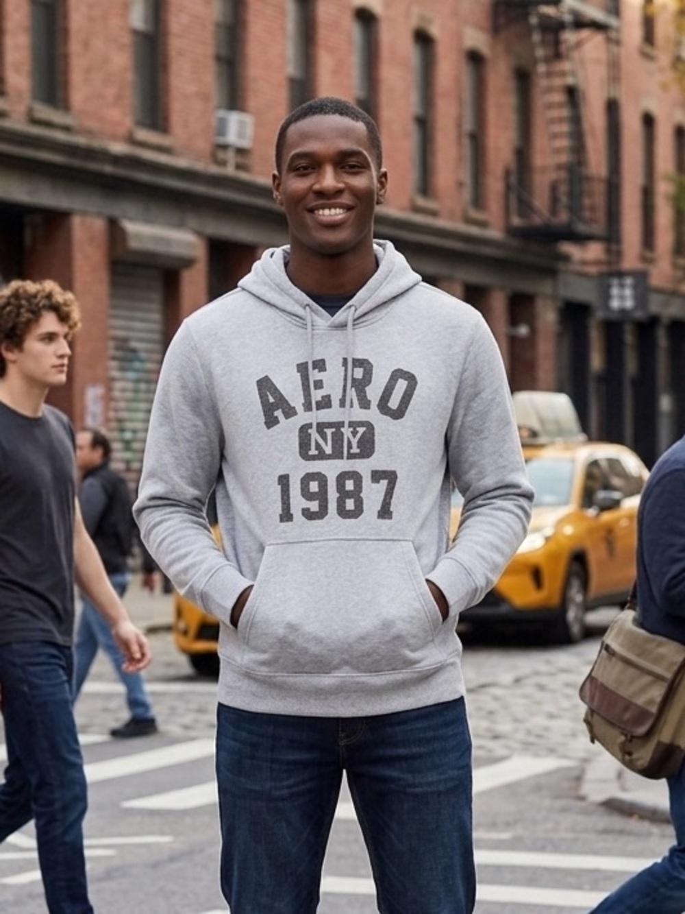 Aeropostale Black Logo Hang Tag